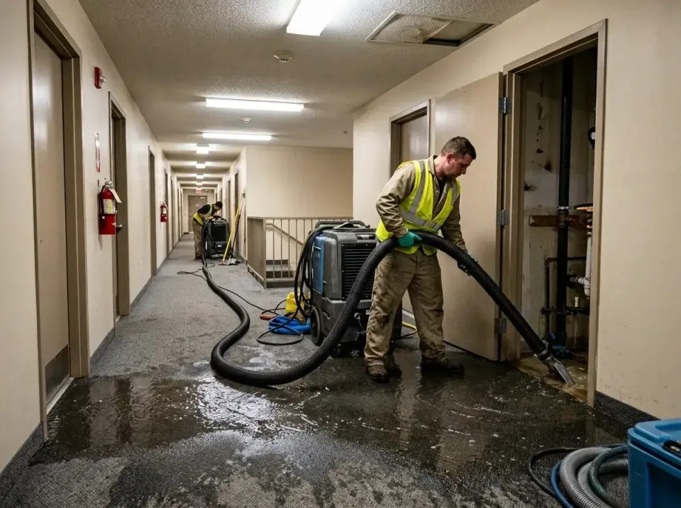 multi-unit-apartment-hallway-f-005 — frequently asked questions, Emergency Burst Pipe Water Extraction & Removal in India Ho…